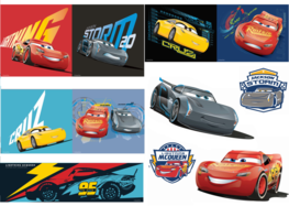 Cars muurstickers Cars 3 L