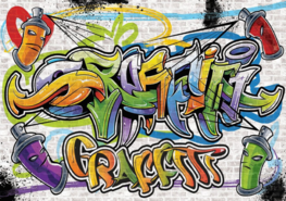 Graffiti fotobehang