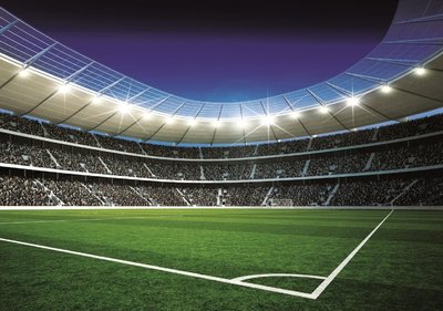 Voetbal Behang Stadion Vlies Xl Voetbal Behang Stadion Vlies Xl